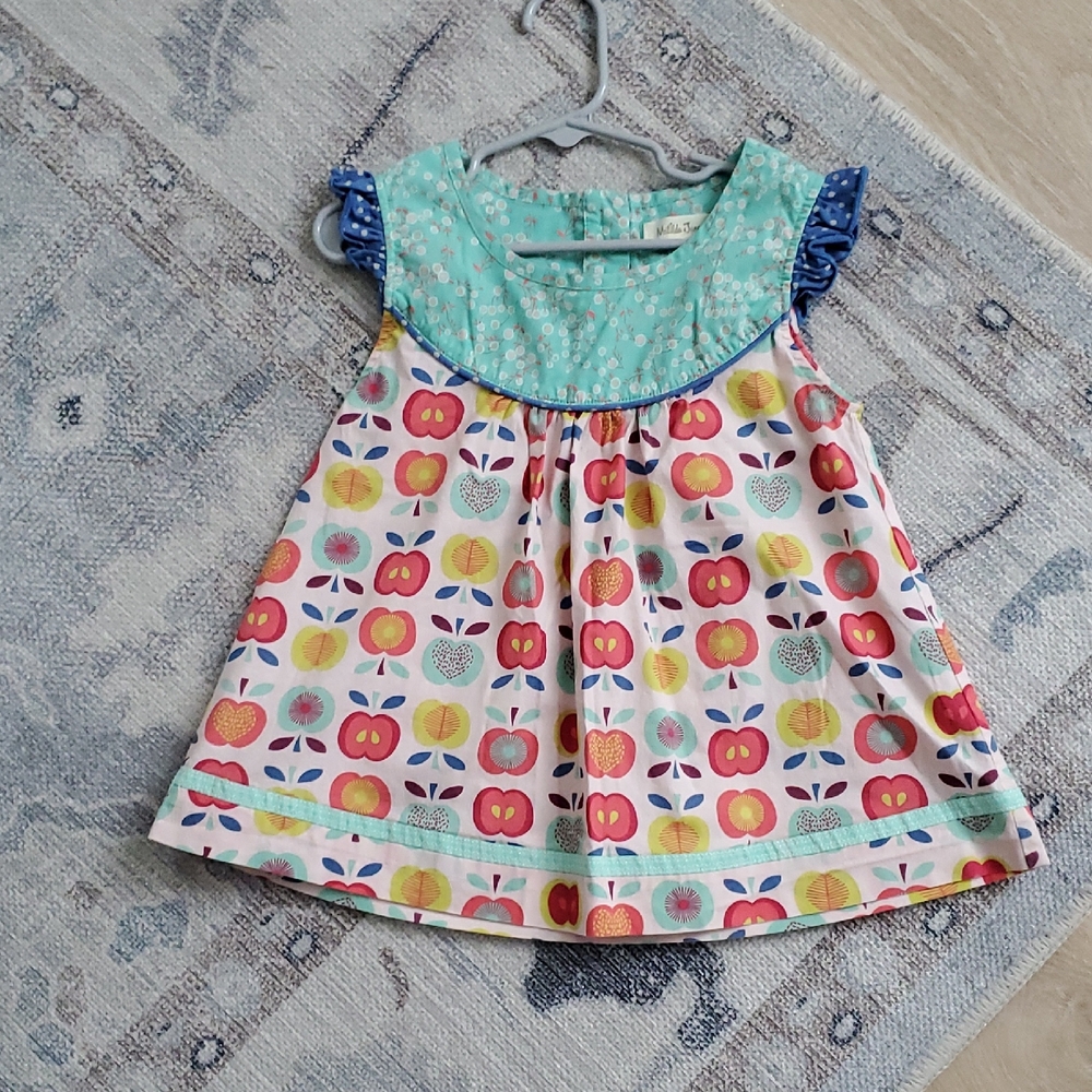 Matilda Jane Girls Lucia Shabby Apple Top Shirt Sz8